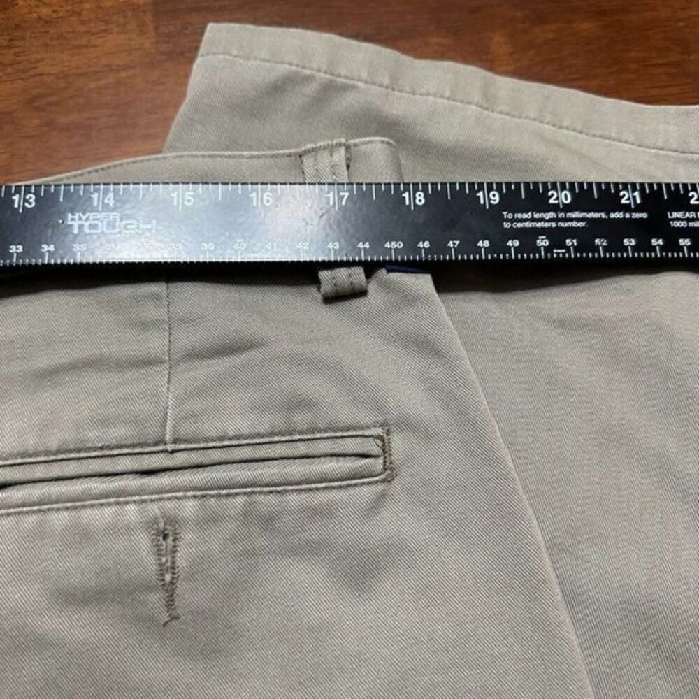 Dockers Chino Pants Mens 36x30 Khaki Cotton Flat Front Twill‎ Classic Fit Work - Picture 5 of 6